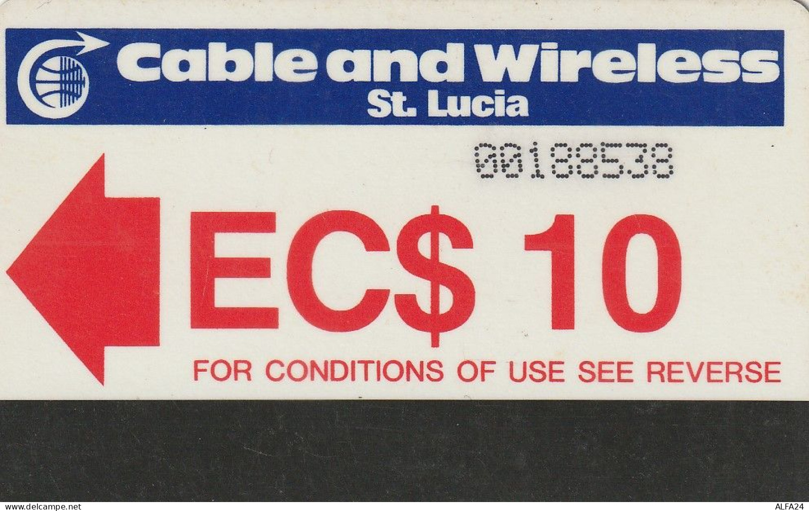 PHONE CARD ST LUCIA  (E7.5.4 - Santa Lucía