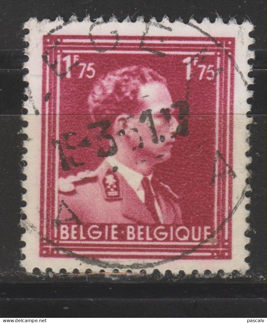 COB 832 Oblitération Centrale IZEGEM - 1936-1957 Col Ouvert
