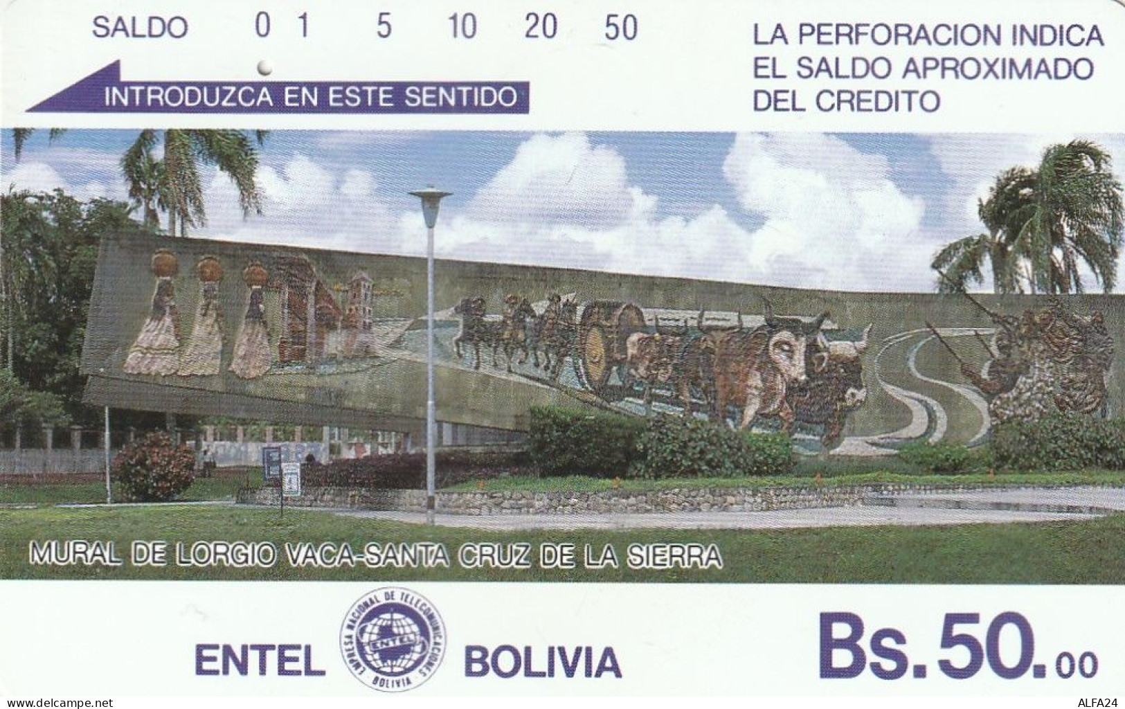 PHONE CARD BOLIVIA  (E7.2.6 - Bolivia