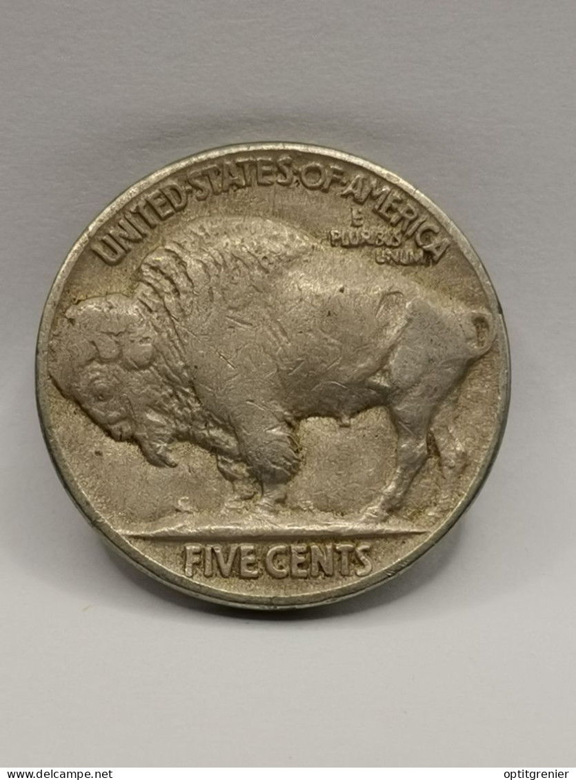 5 CENTS BUFFALO NICKEL 1920 USA ( BISON & TETE D'INDIEN ) - 1913-1938: Buffalo