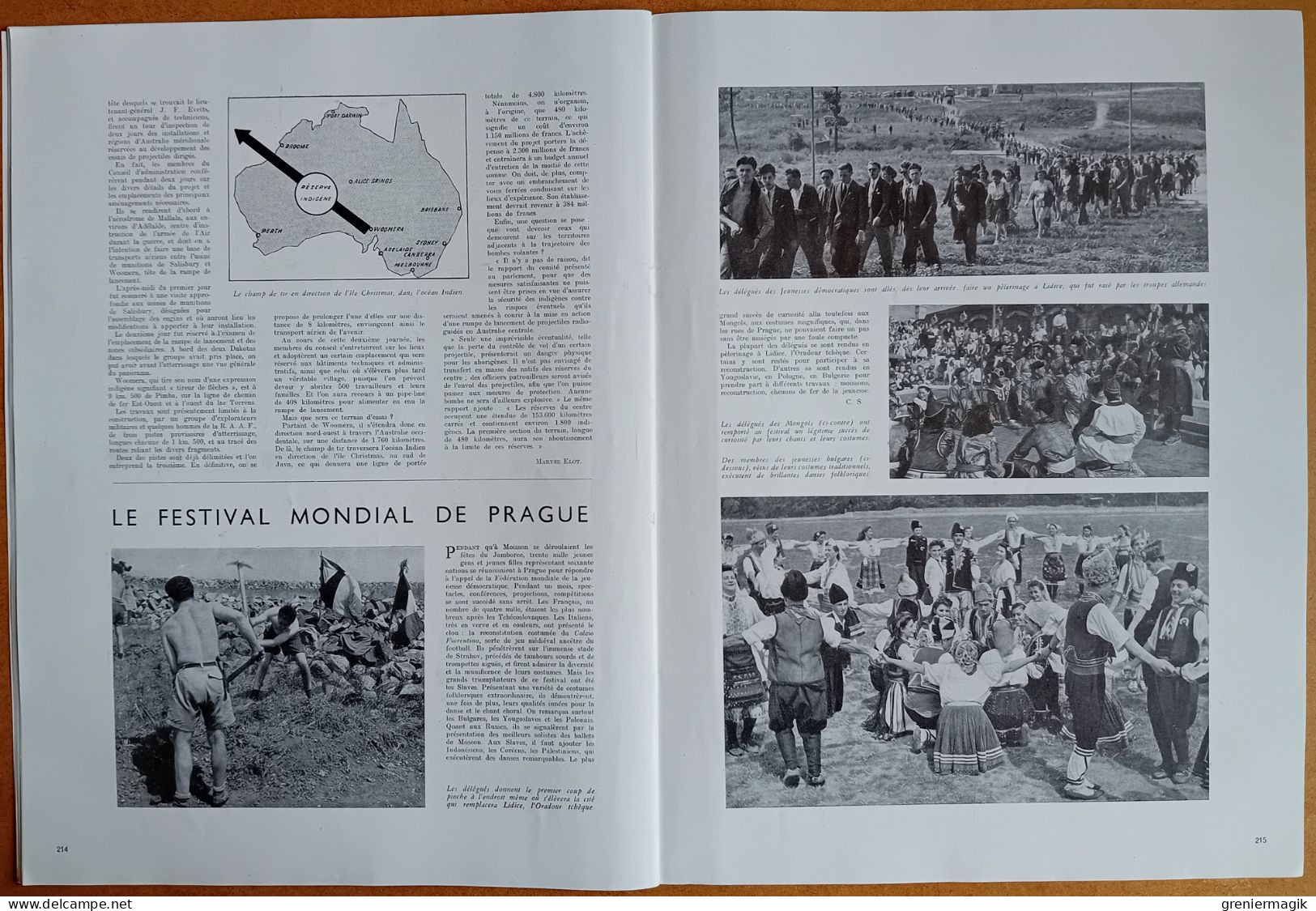 France Illustration N°100 30/08/1947 Dominions Inde Pakistan/Anniversaire Libération de Paris/Australie V-3/La moisson..