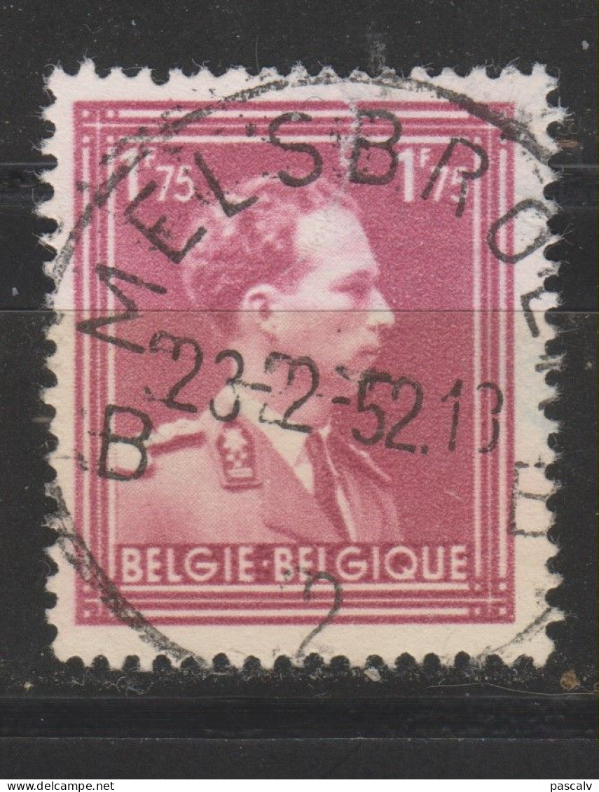 COB 832 Oblitération Centrale MELSBROEK - 1936-1957 Offener Kragen