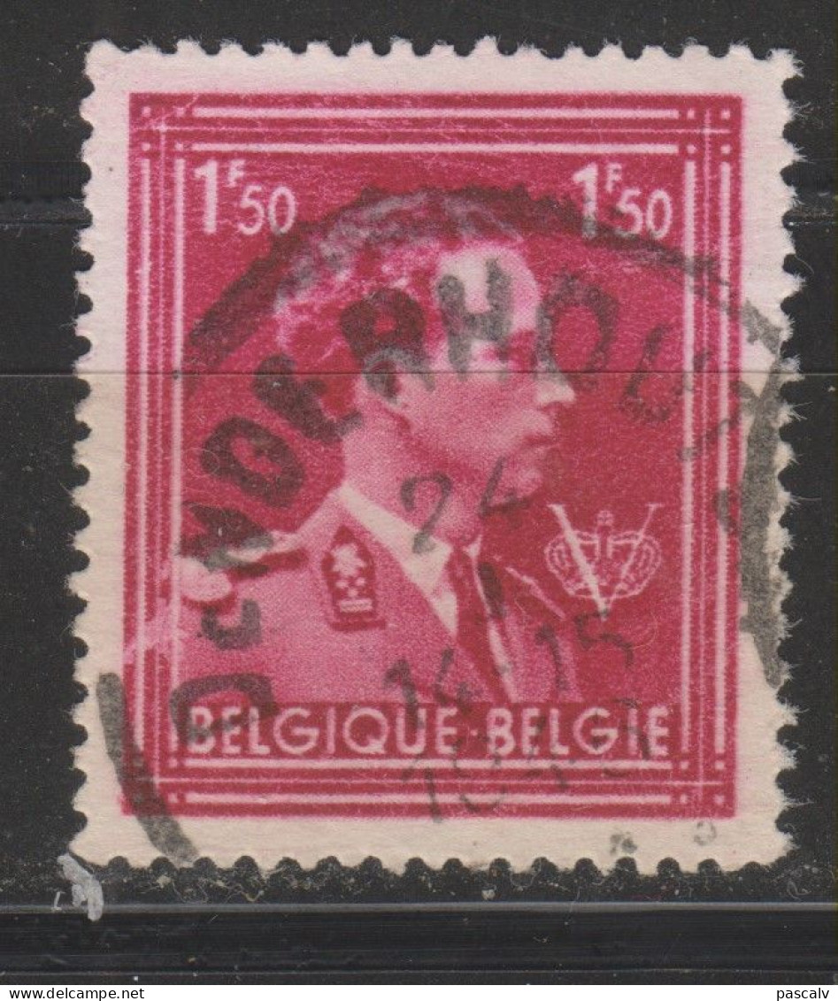 COB 832 Oblitération Centrale DENDERHOUTEM - 1936-1957 Open Kraag