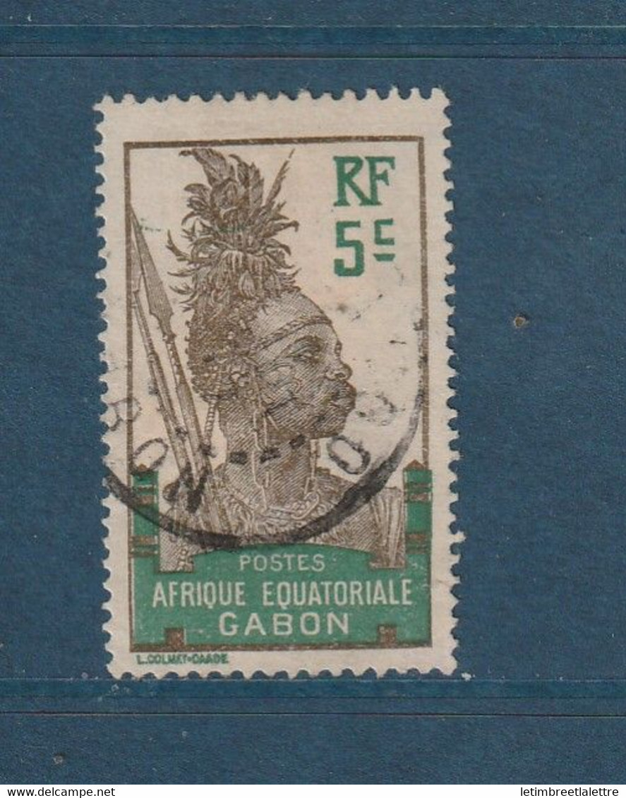 Gabon - YT N° 36 - Oblitéré - 1910 - Usati