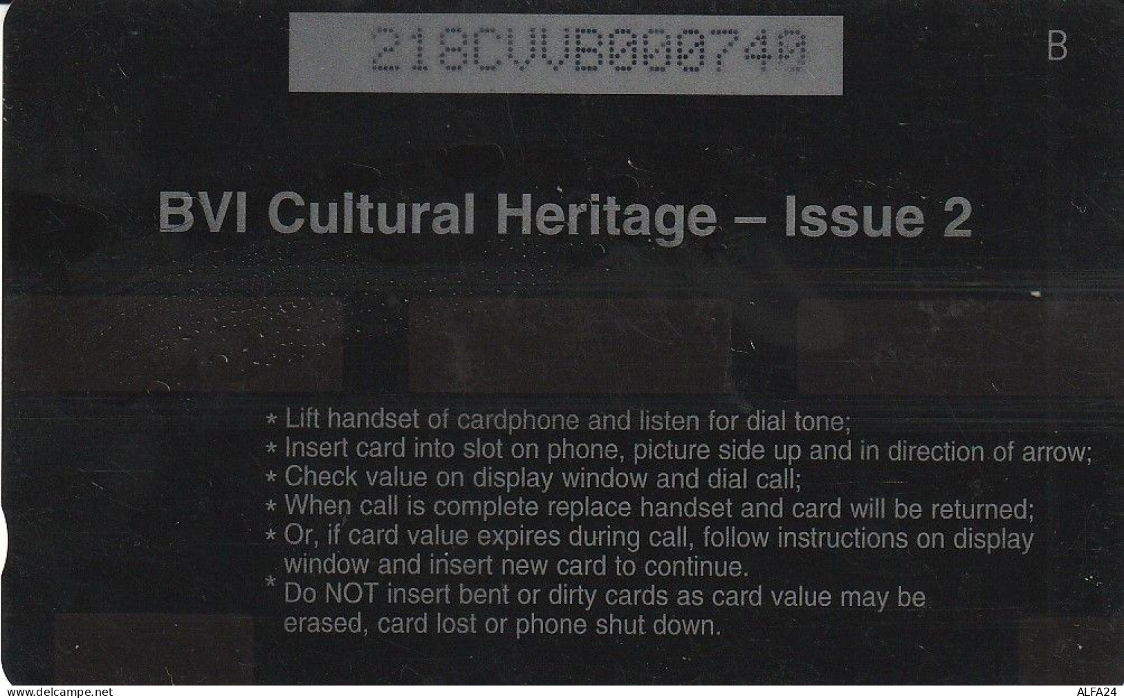 PHONE CARD BRITISH VIRGIN ISLAND  (E8.14.2 - Jungferninseln (Virgin I.)