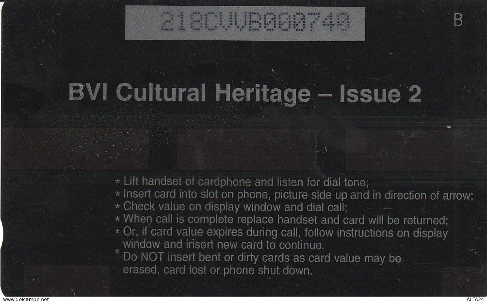 PHONE CARD BRITISH VIRGIN ISLAND  (E8.14.2 - Virgin Islands