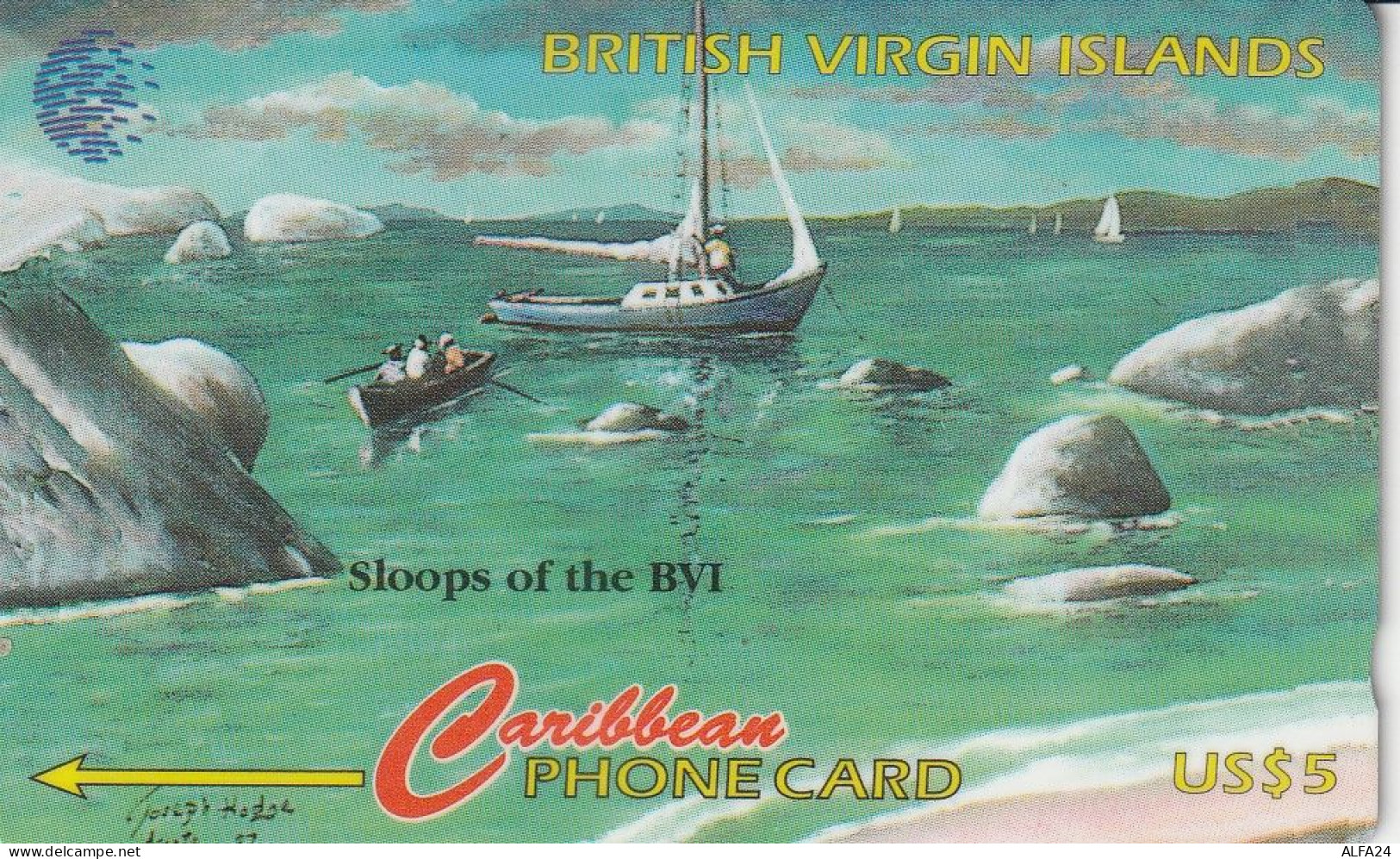 PHONE CARD BRITISH VIRGIN ISLAND  (E8.13.2 - Maagdeneilanden