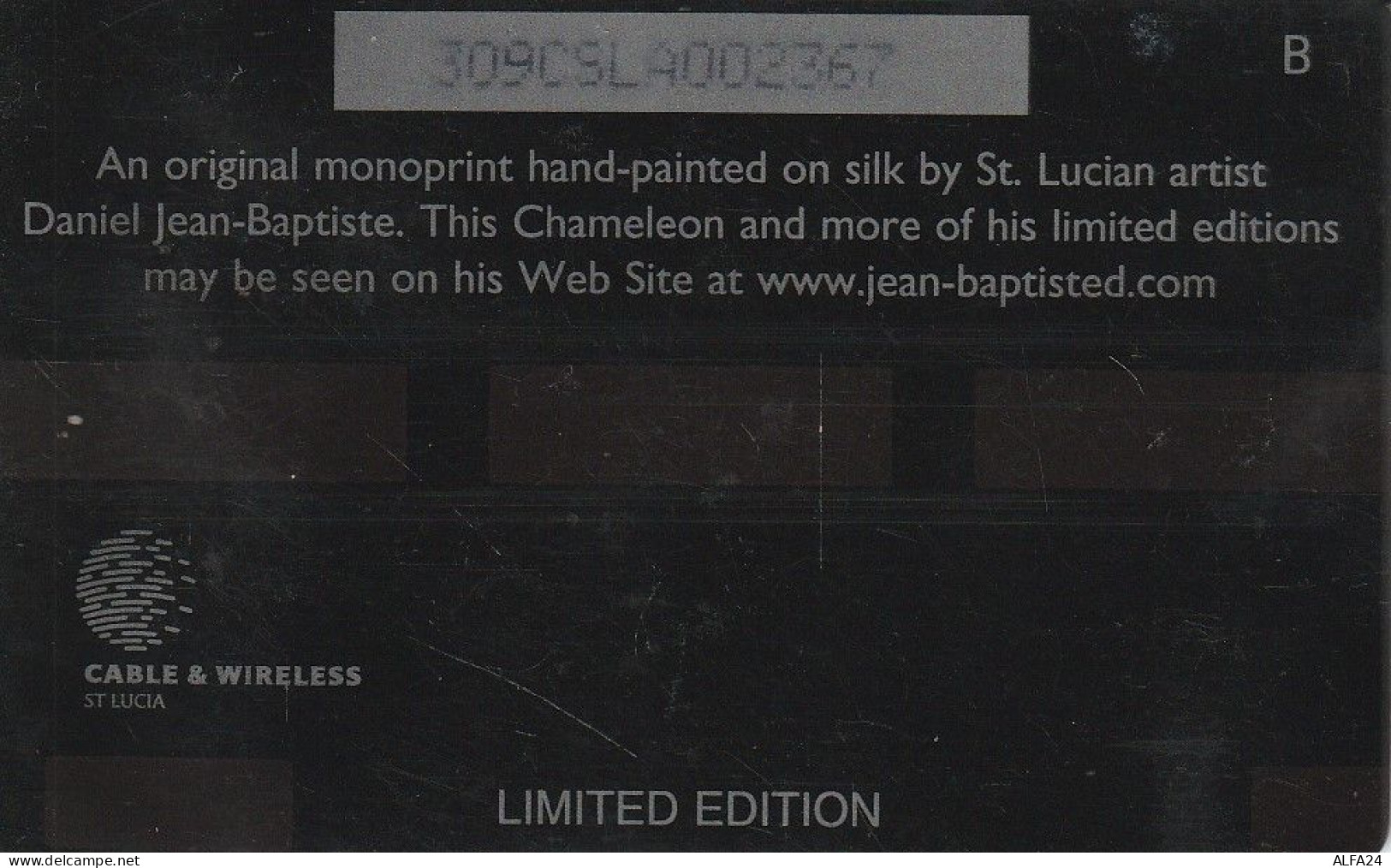 PHONE CARD ST LUCIA  (E8.13.1 - Santa Lucía