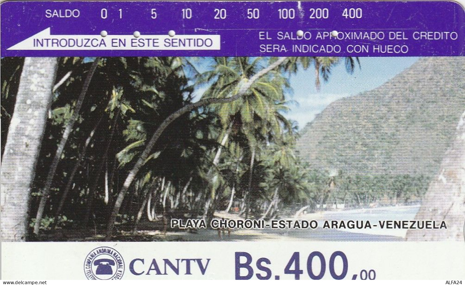 PHONE CARD VENEZUELA AUTELCA (E8.10.7 - Venezuela