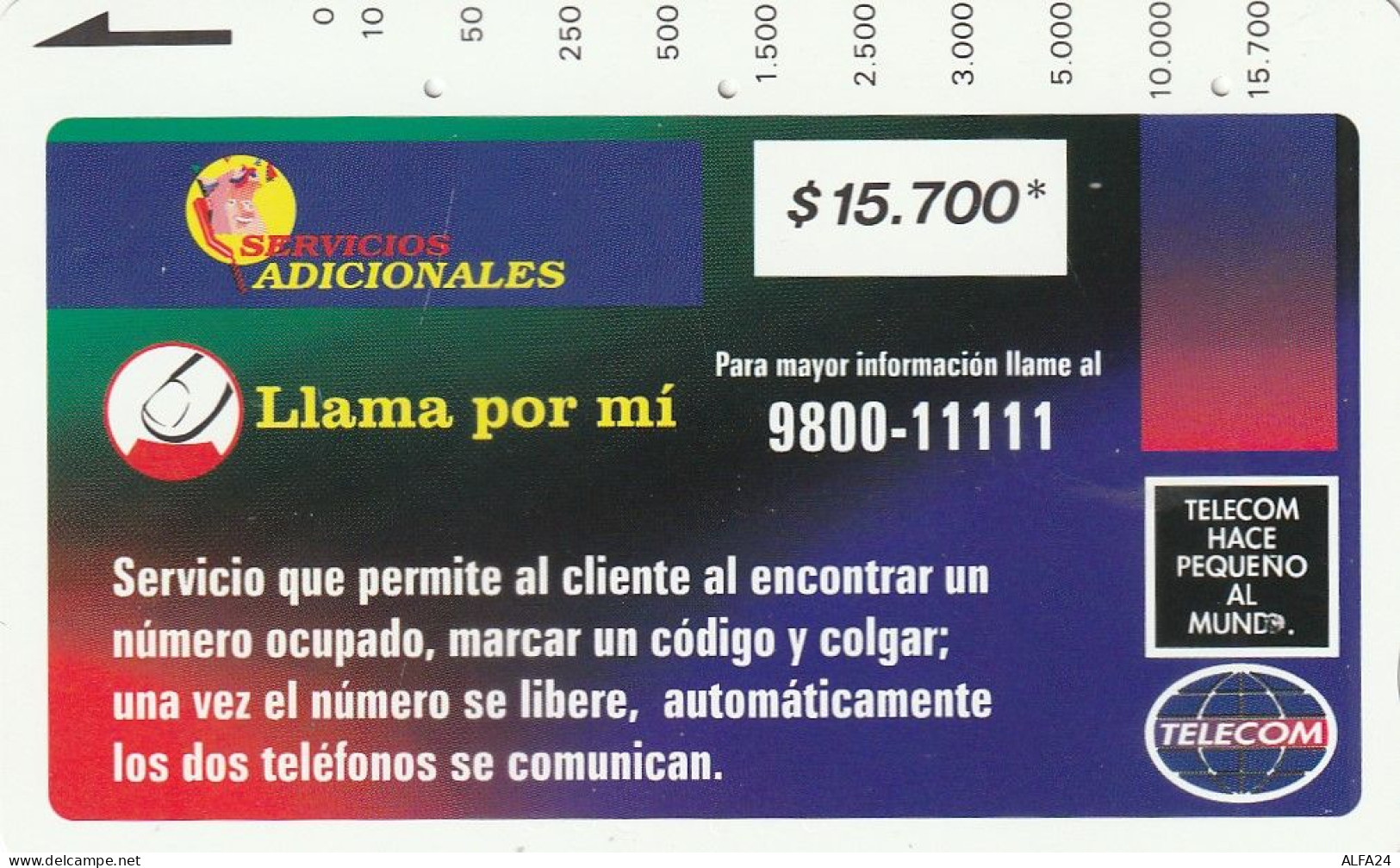 PHONE CARD COLOMBIA AUTELCA (E8.9.4 - Colombia