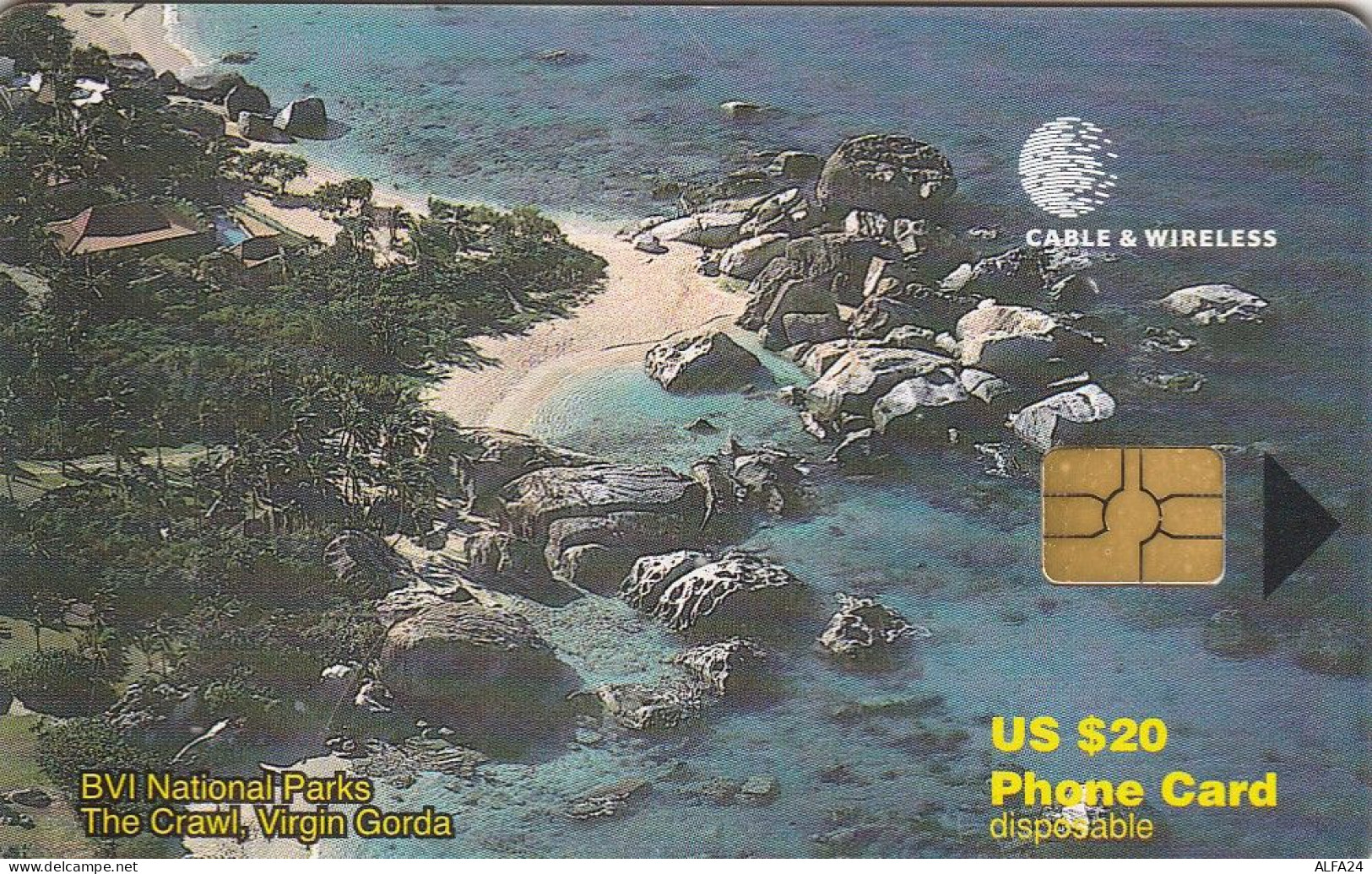 PHONE CARD BRITISH VIRGIN ISLAND  (E8.6.7 - Virgin Islands