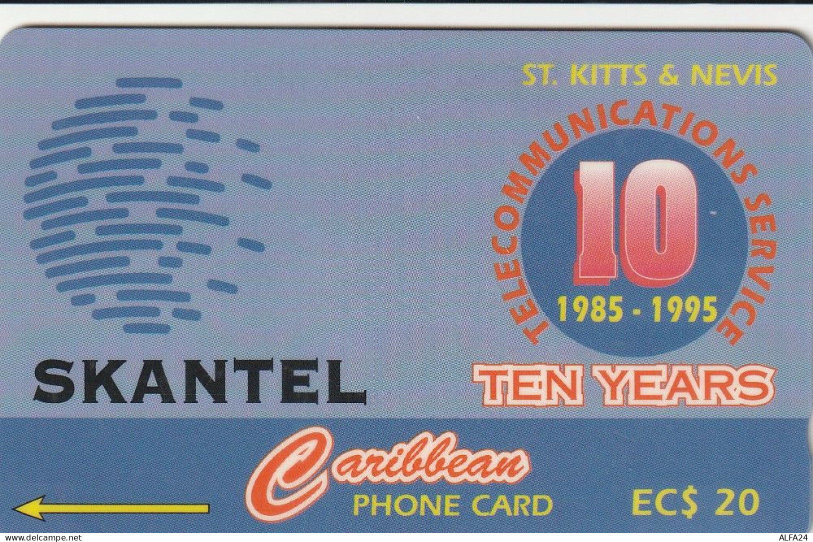 PHONE CARD ST KITTS NAVIS  (E8.3.2 - St. Kitts En Nevis