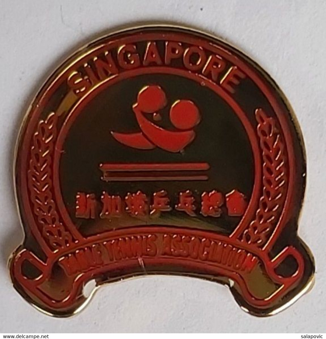 SINGAPORE Table Tennis Association Federation Union   PINS A11/4 - Tischtennis