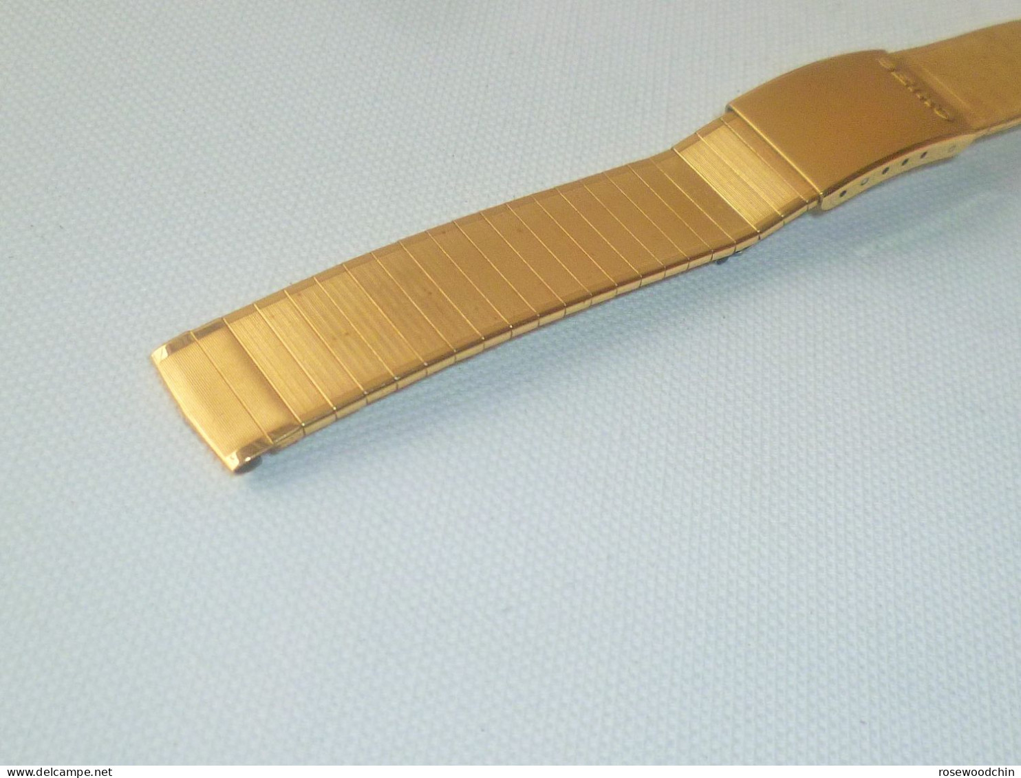 Vintage ! 50s' Seiko STL Stelux 20/000.18 KT G.F. Tops S/S Bottom Watch Bracelet Band 16mm (#28) - Watches: Bracket