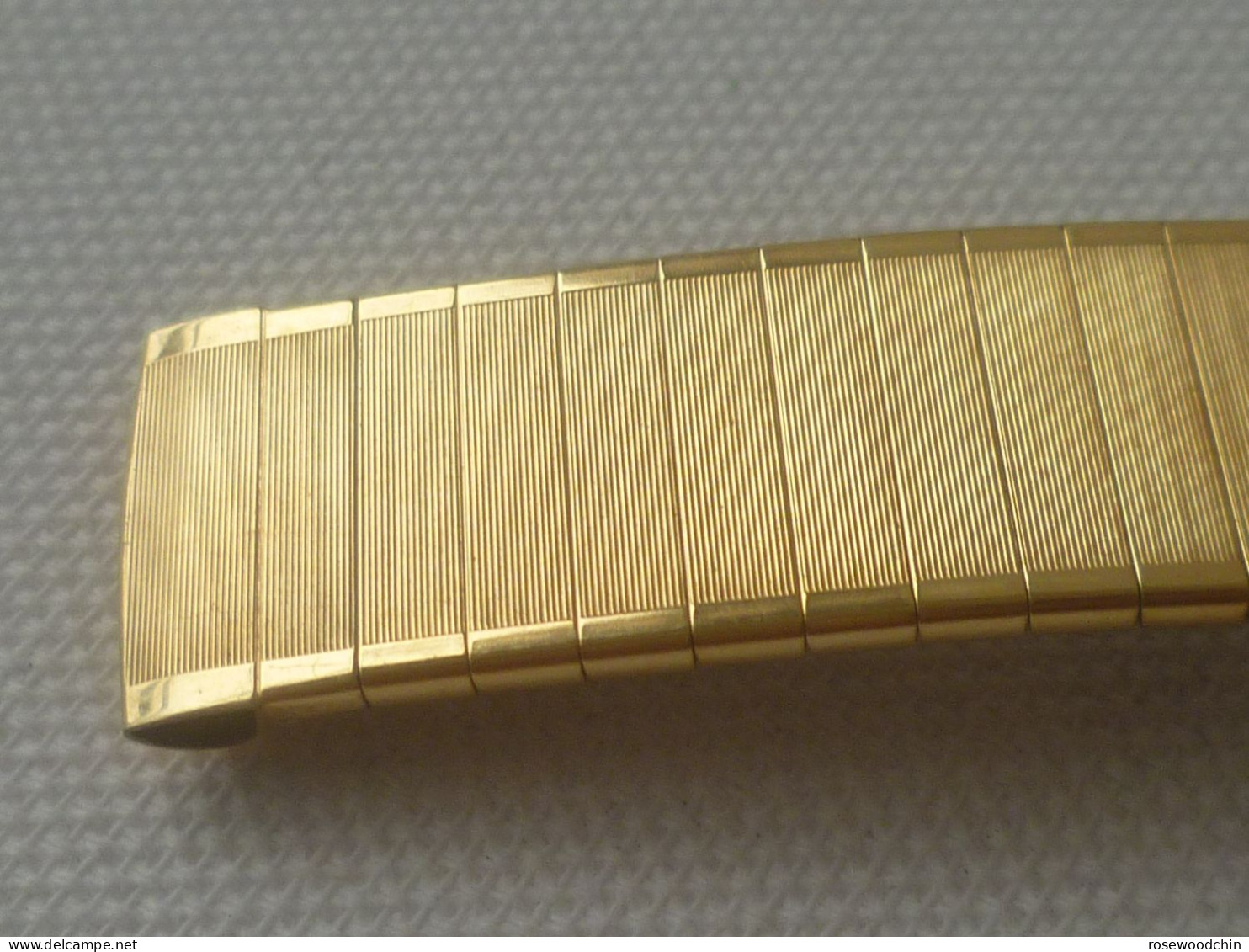 Vintage ! 50s' Seiko STL Stelux 20/000.18 KT G.F. Tops S/S Bottom Watch Bracelet Band 16mm (#28) - Montres Gousset
