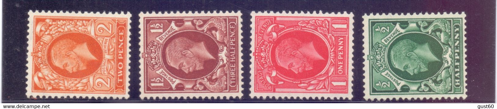 Great Britain 1934 George V Photo 4 Val. Wmk Swy Fine UM.NK - Unused Stamps