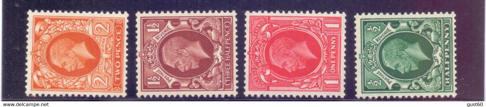 Great Britain 1934 George V Photo 4 Val. Wmk Swy Fine UM.NK - Neufs