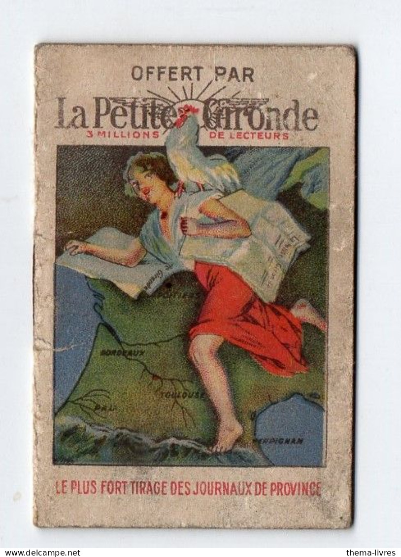 Bordeaux (3) Petit Calendrier  1929   LA PETITE GIRONDE      (PPP46168) - Small : 1921-40