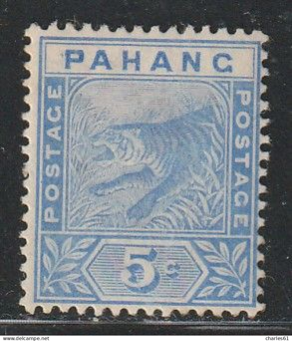 MALAYSIA - PAHANG - N°7 * (1891-95) Tigre : 7c Outremer - Pahang