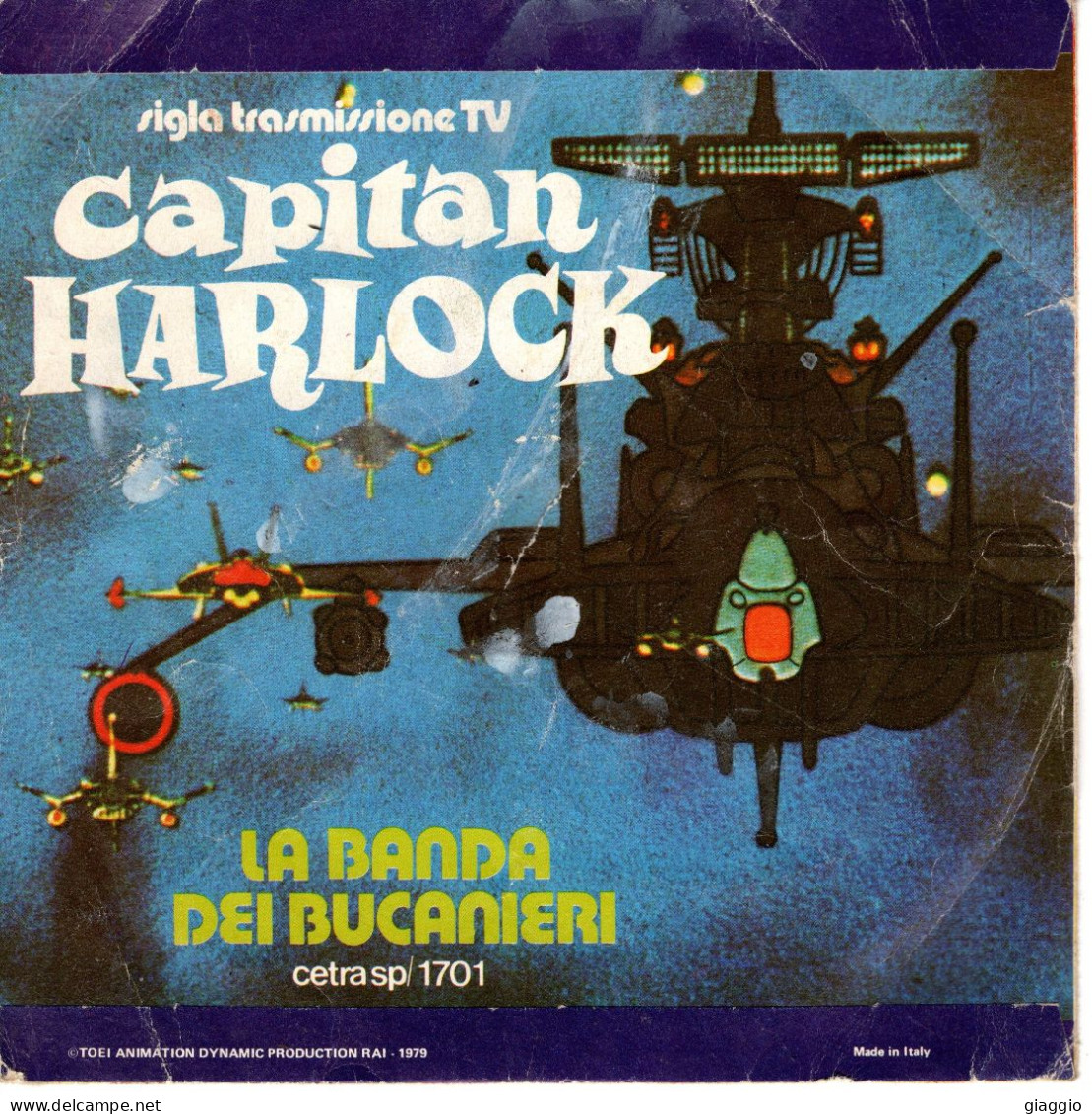 °°° 571) 45 GIRI - CAPITAN HARLOCK / LA BANDA DEI BUCANIERI °°° - Other - Italian Music