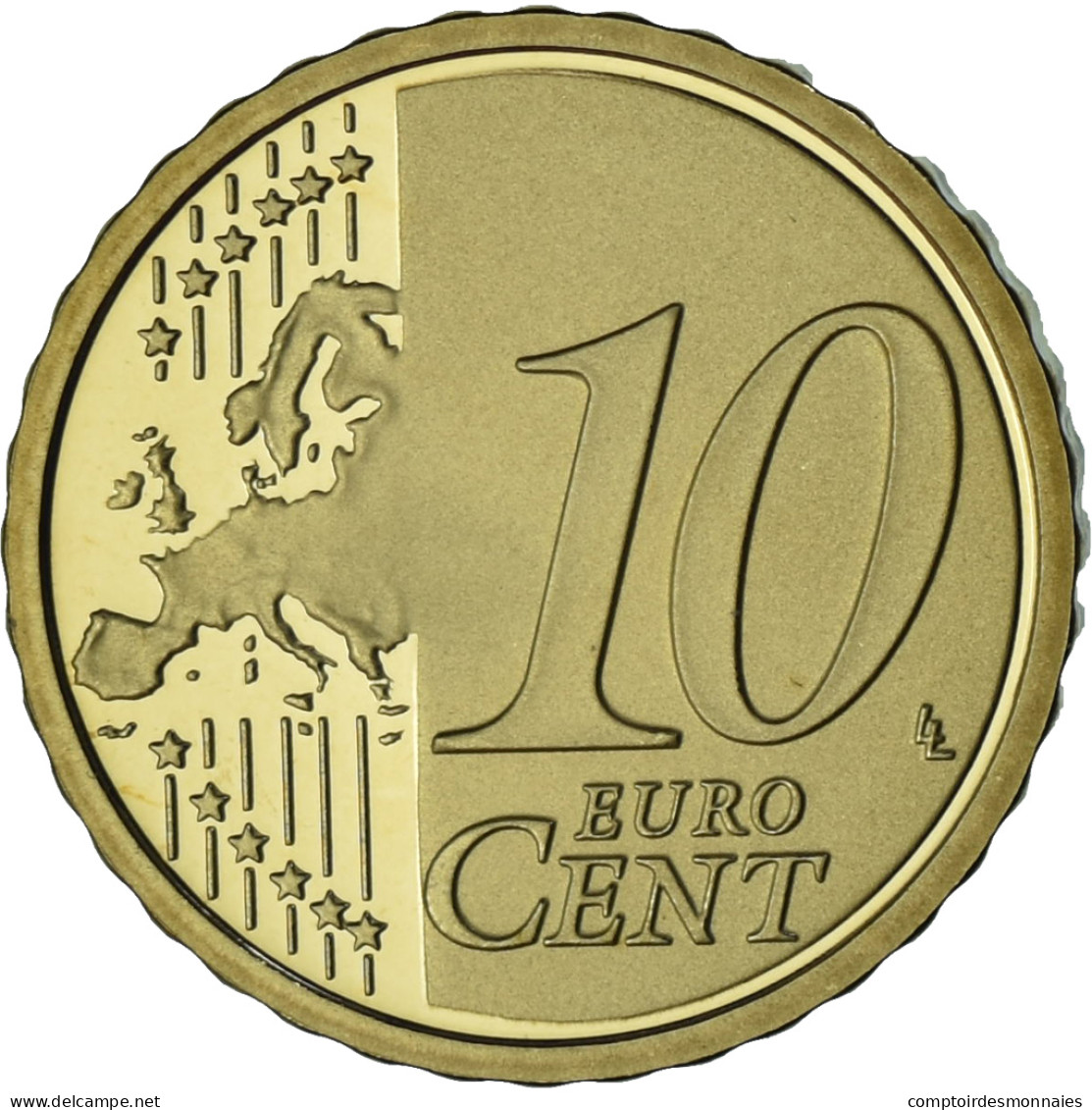 Vatican, Pape François, 10 Euro Cent, 2015, Rome, Série BE, FDC, Or Nordique - Vatican