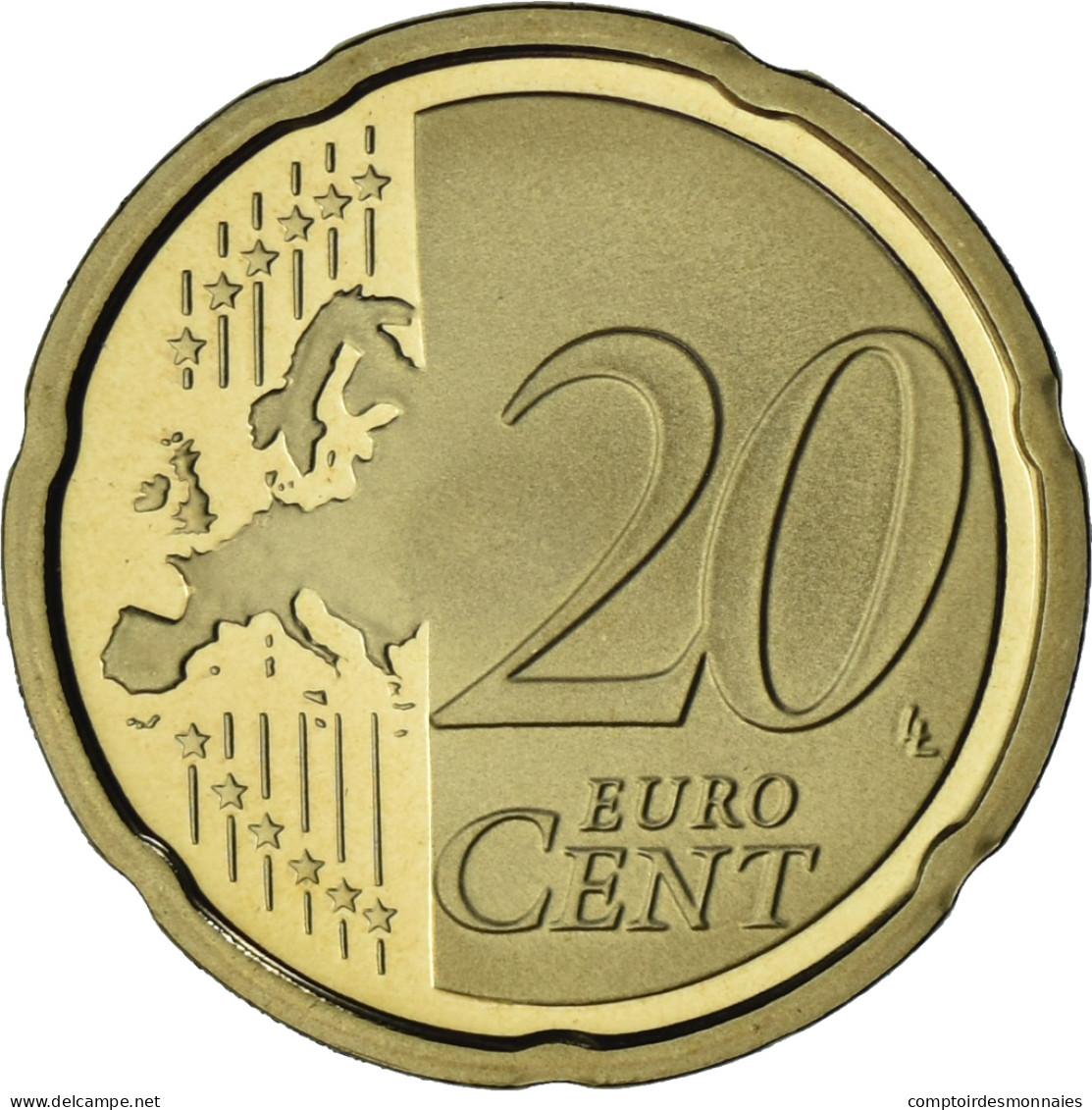 Vatican, Pape François, 20 Euro Cent, 2015, Rome, Série BE, FDC, Or Nordique - Vatican