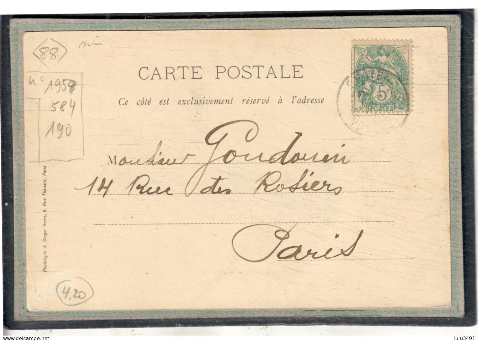 CPA - CHATENOIS (88) - Aspect De La Rue Neuve En 1900 - Chatenois