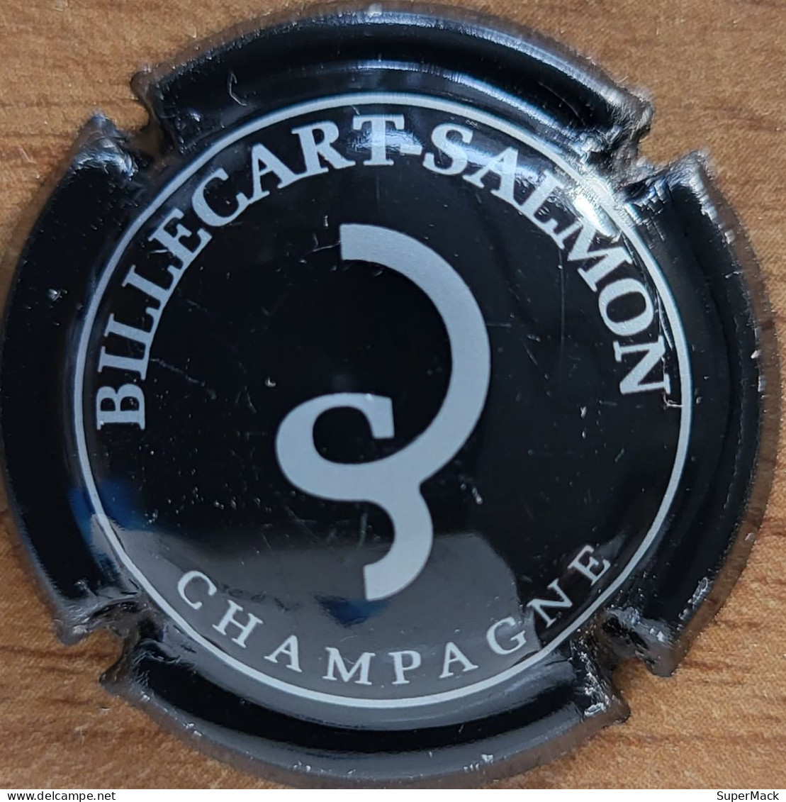 Capsule Champagne BILLECART-SALMON Série 02 Initiales Stylisées, Noir & Argent N°52 - Billecart Salmon