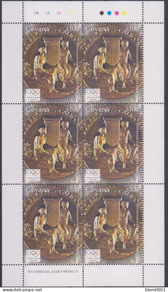 Olympics 2004 - History - GUYANA - Sheet MNH - Zomer 2004: Athene