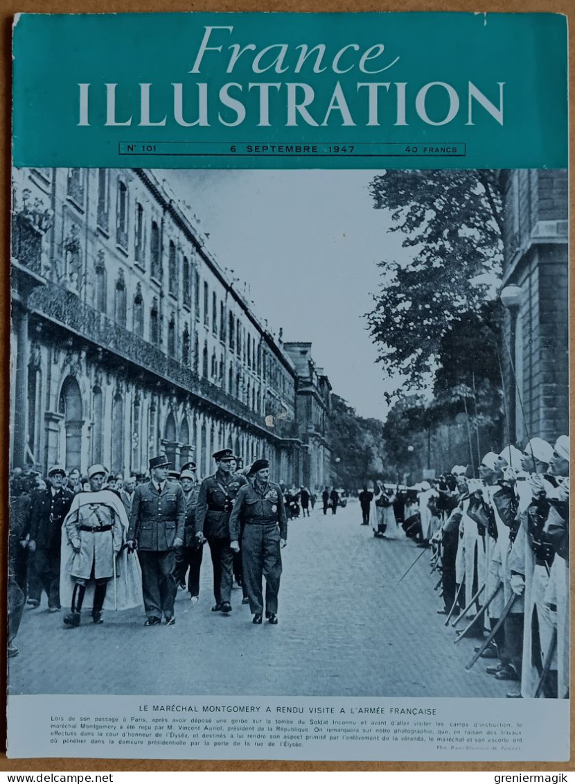 France Illustration 101 06/09/1947 Statut De L'Algérie/Inde Pakistan/Albi/De Gaulle/Bertsolaris Espelette/Cadix/Belgrade - Informations Générales