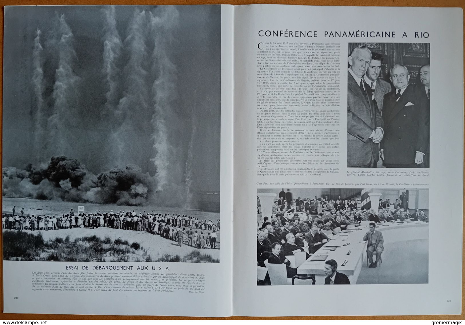 France Illustration 101 06/09/1947 Statut de l'Algérie/Inde Pakistan/Albi/De Gaulle/Bertsolaris Espelette/Cadix/Belgrade