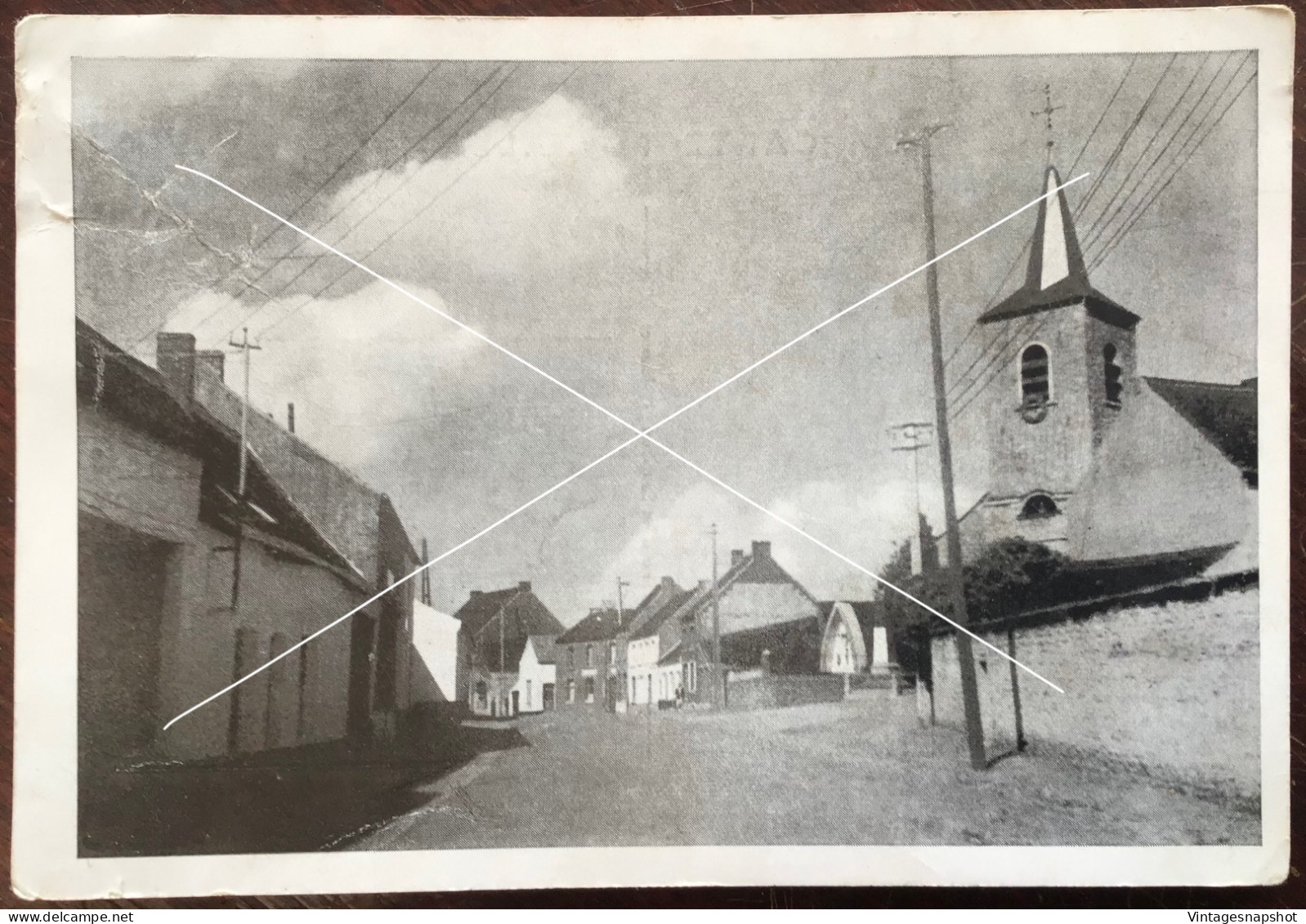 MÉVERGNIES Brugelette La Place Et L’église CP Imprimerie D’art St-Luc - Brugelette