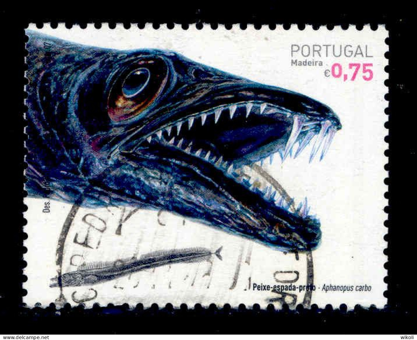 ! ! Portugal - 2007 Sea Animals - Af. 3530 - Used - Oblitérés