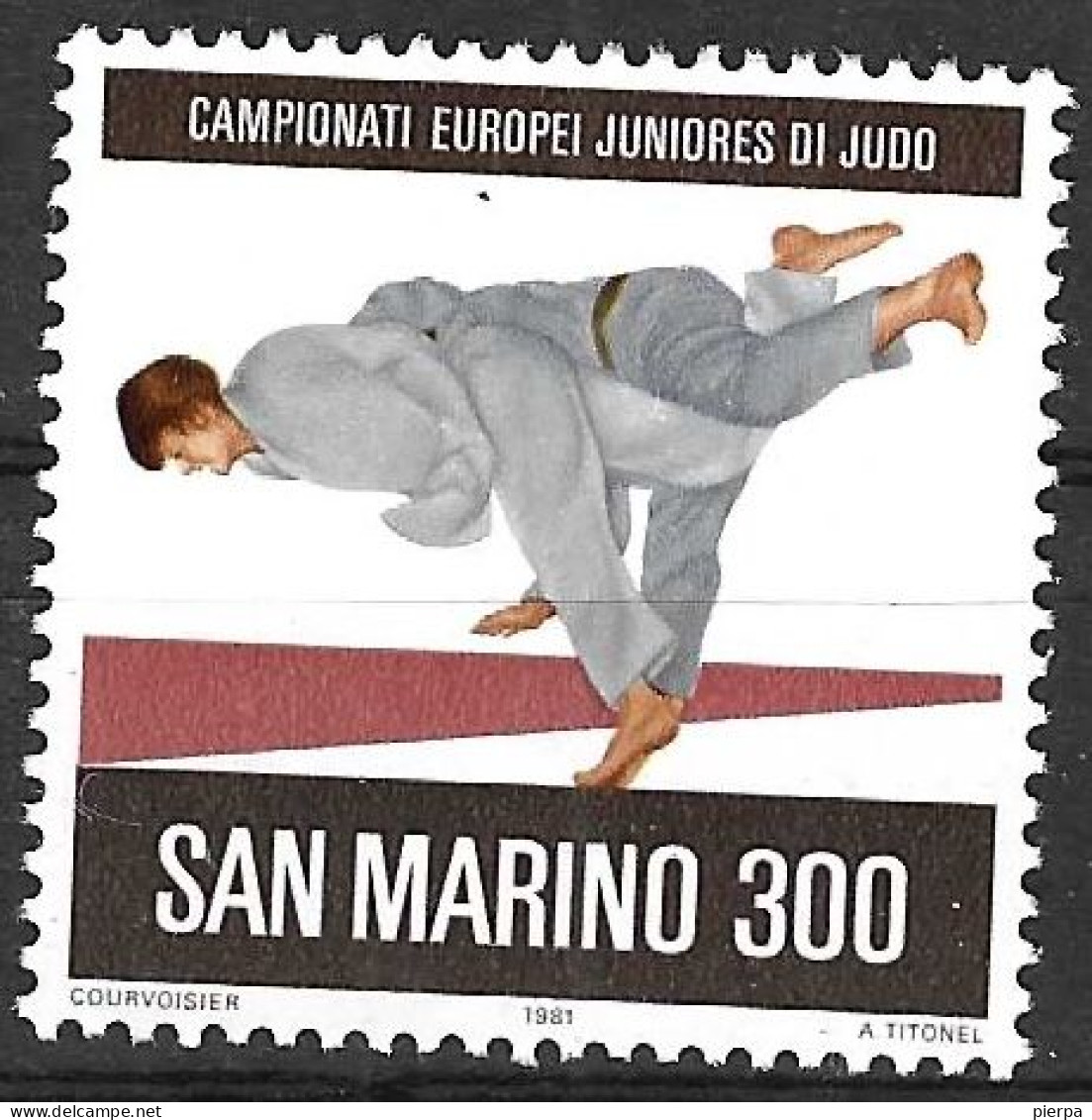 SAN MARINO - 1981 - CAMPIONATO JUDO - NUOVO MNH** ( YVERT 997\9- MICHEL 1033 - SS 1078) - Neufs