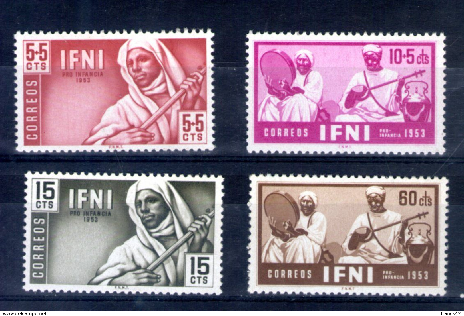 Ifni. En Faveur De L'enfance Indigène. 1953 - Ifni