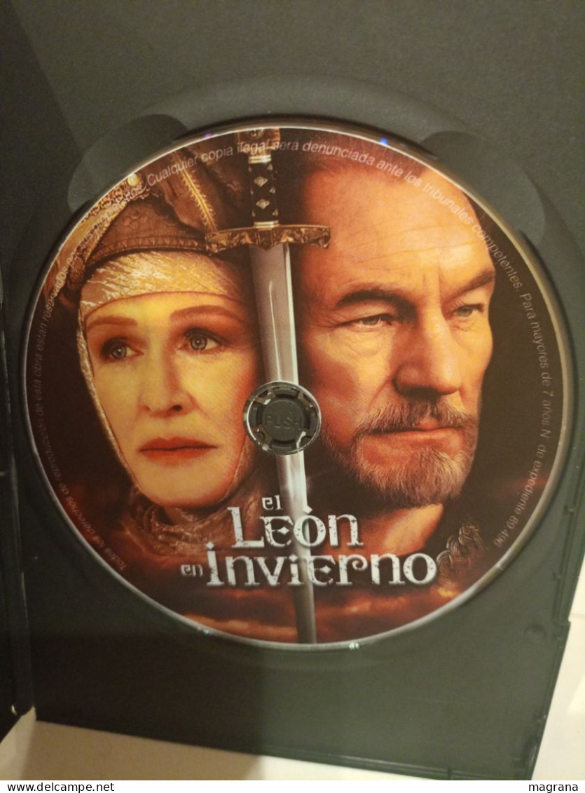 Película Dvd. El León En Invierno. Glenn Close Y Patrick Steward. Colección Grandes Relatos. 2003. - Historia