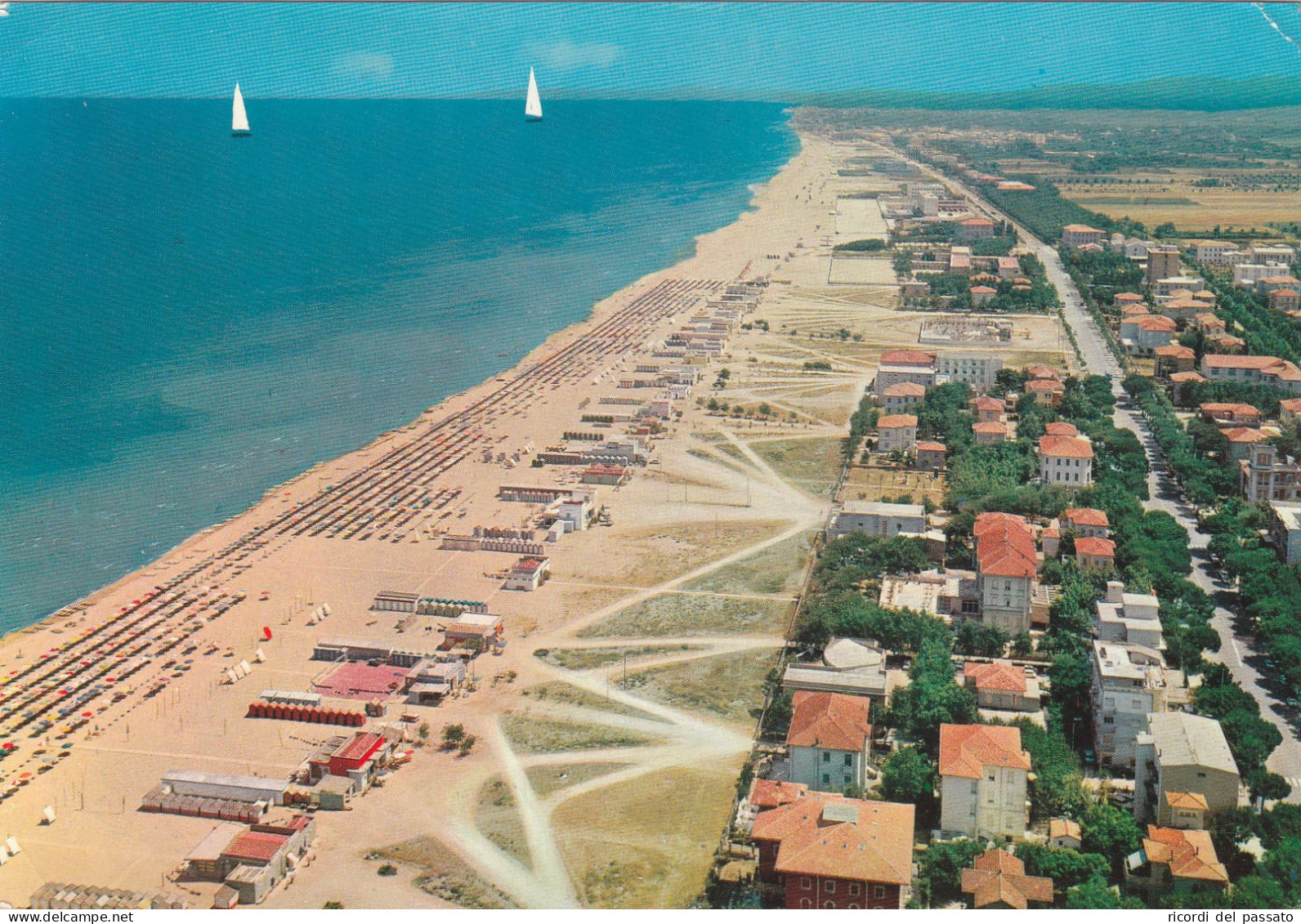 Cartolina Cesenatico - Vista Dal Mare - Cesena