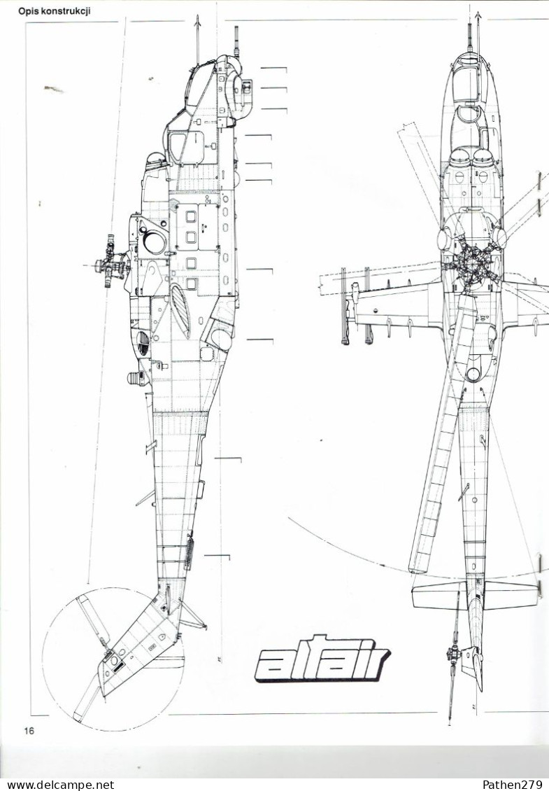 Vue D’ensemble De La Conception Des Avions N°2 - Hélicoptère MIL Mi-24D - Revue Polonaise - 1991 - Aviazione