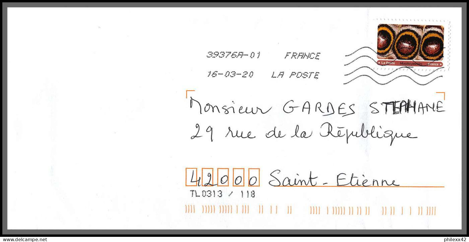95710 - Lot De 20 Courriers Lettres Enveloppes De L'année 2020 Divers Affranchissements En EUROS - Cartas & Documentos