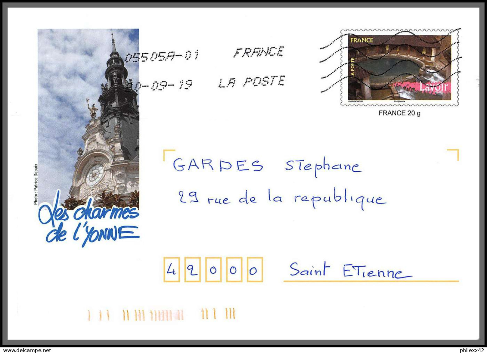 95735 - Lot De 15 Courriers Lettres Enveloppes De L'année 2019 Divers Affranchissements En EUROS - Storia Postale