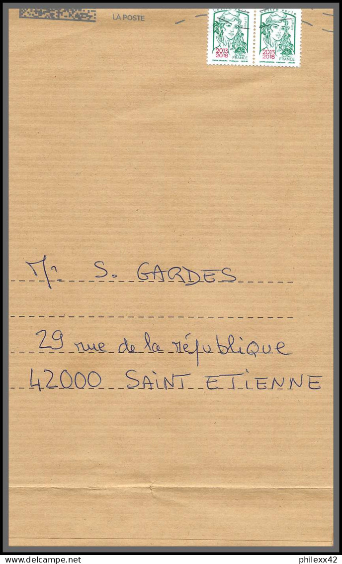 95884 - Lot De 15 Courriers Lettres Enveloppes De L'année 2020 Divers Affranchissements En EUROS - Briefe U. Dokumente