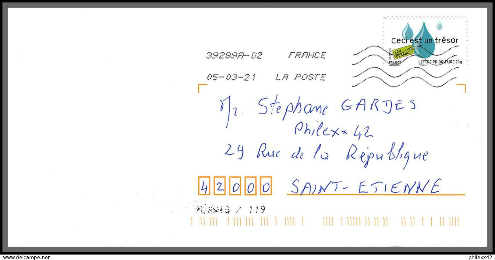 95886 - Lot De 15 Courriers Lettres Enveloppes De L'année 2020 Divers Affranchissements En EUROS - Cartas & Documentos