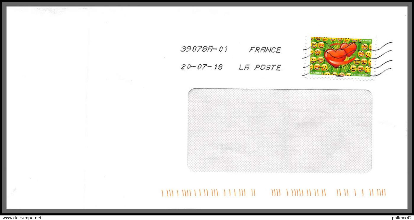 95893 - Lot De 15 Courriers Lettres Enveloppes De L'année 2018 Divers Affranchissements En EUROS - Brieven En Documenten