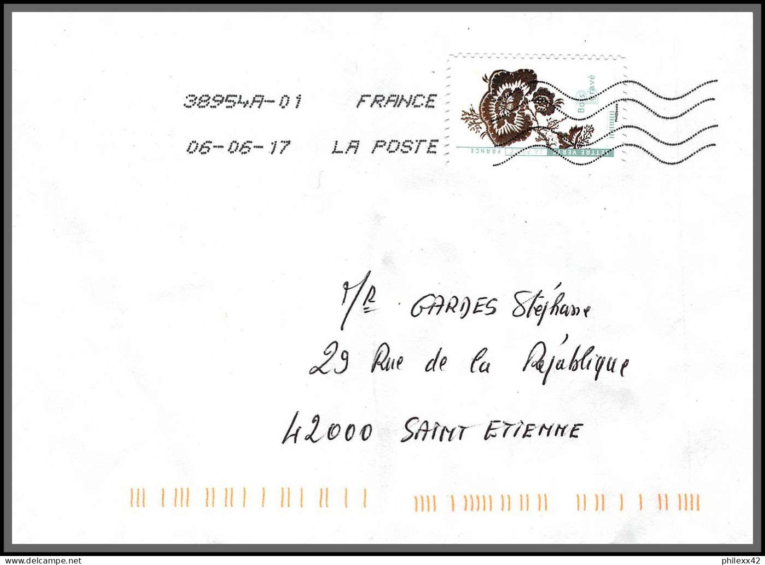 95902 - Lot De 15 Courriers Lettres Enveloppes De L'année 2018 Divers Affranchissements En EUROS - Lettres & Documents