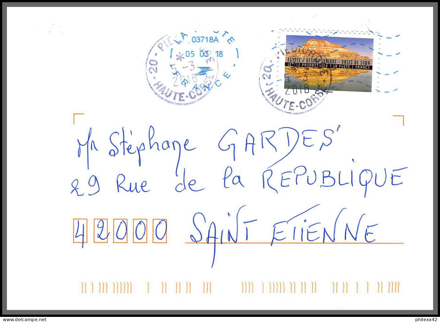 95903 - Lot De 15 Courriers Lettres Enveloppes De L'année 2018 Divers Affranchissements En EUROS - Storia Postale