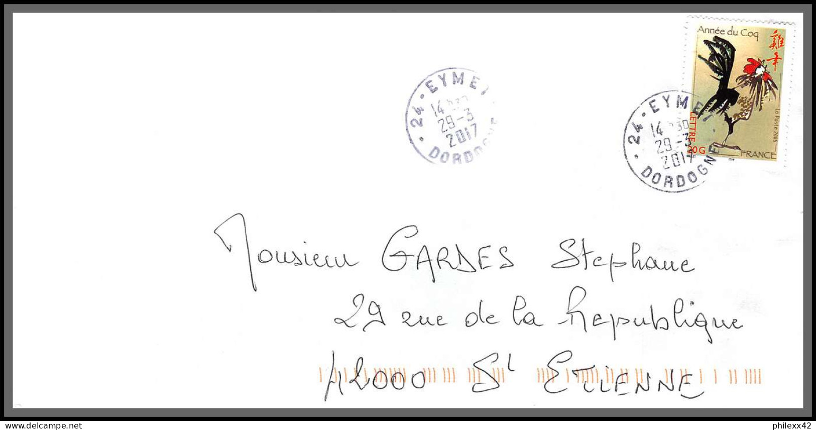 95928 - Lot De 13 Courriers Lettres Enveloppes De L'année 2017 Divers Affranchissements En EUROS - Cartas & Documentos