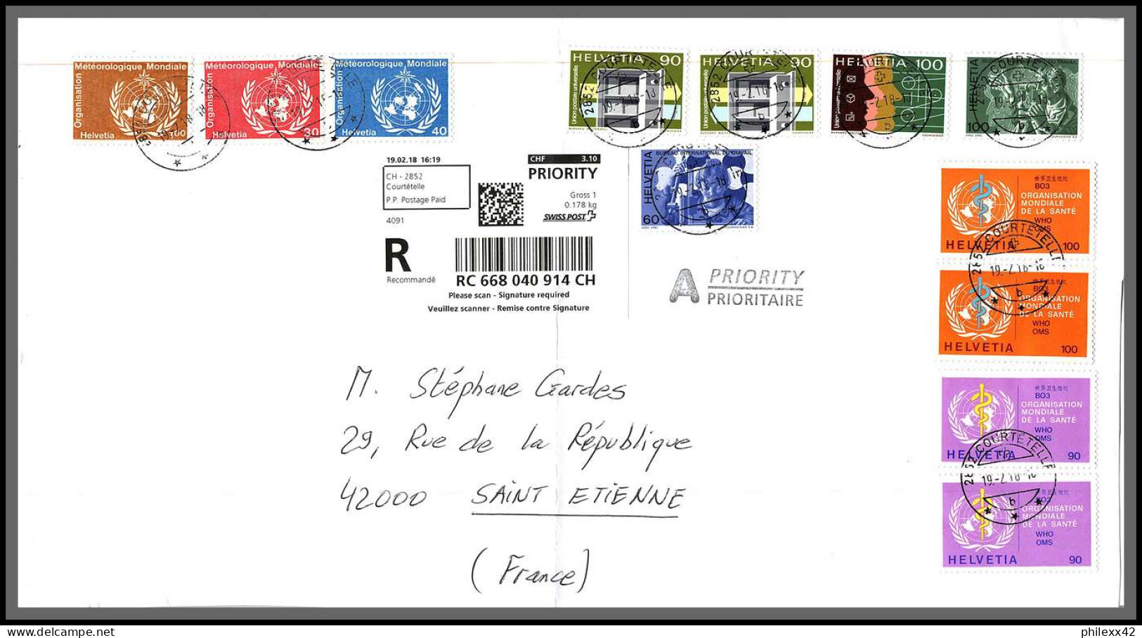95949- Lot De 19 Lettres Covers Enveloppes De L'année 2000/2021 Divers Affranchissements Suisse - Storia Postale