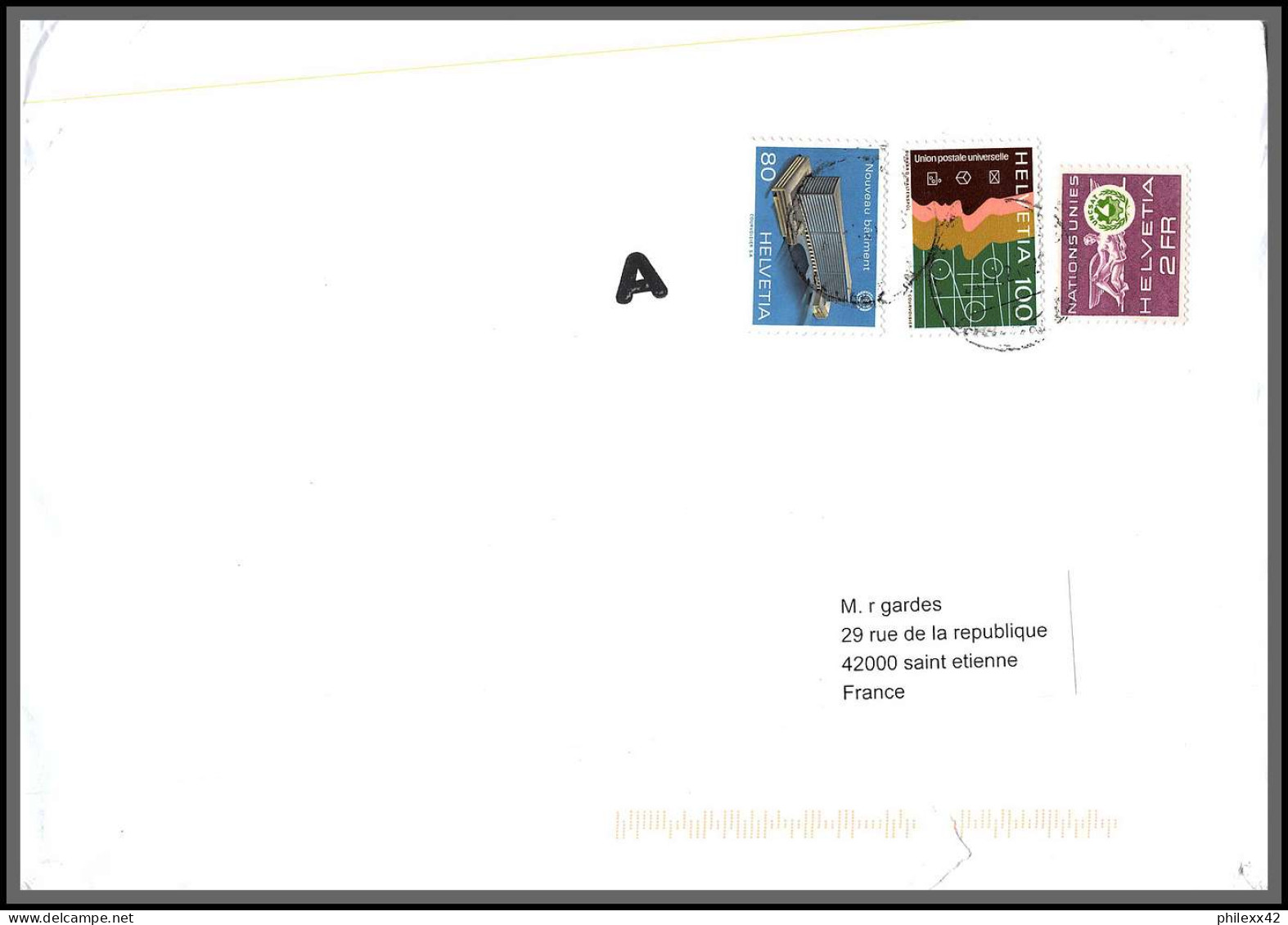 95949- lot de 19 lettres covers enveloppes de l'année 2000/2021 divers affranchissements suisse