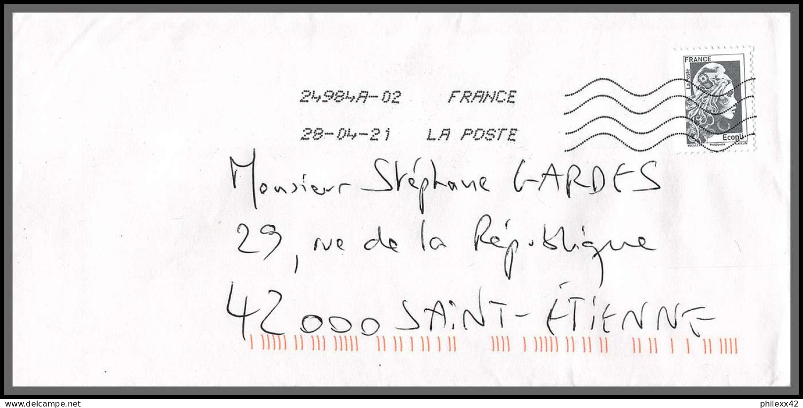 95956 - Lot De 19 Courriers Lettres Enveloppes Période Du 3ème Confinement COVID 3 Avril Au 3 Mai 2021  - Storia Postale