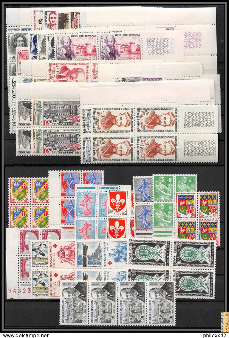 1960 Année Complète Neufs ** Cote 312 Euros PARFAIT état Bloc 4 TTB - 1960-1969